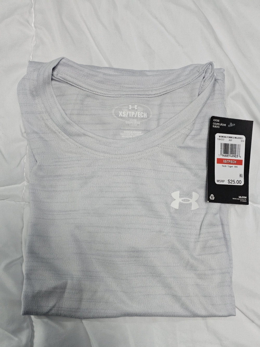 NWT Under Armor Woman's XS Performance Tiger Tech Tee